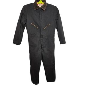 Walls Blizzard Pruf Overalls Mens Large Chest 42-44 Green Jumpsuit Vintage